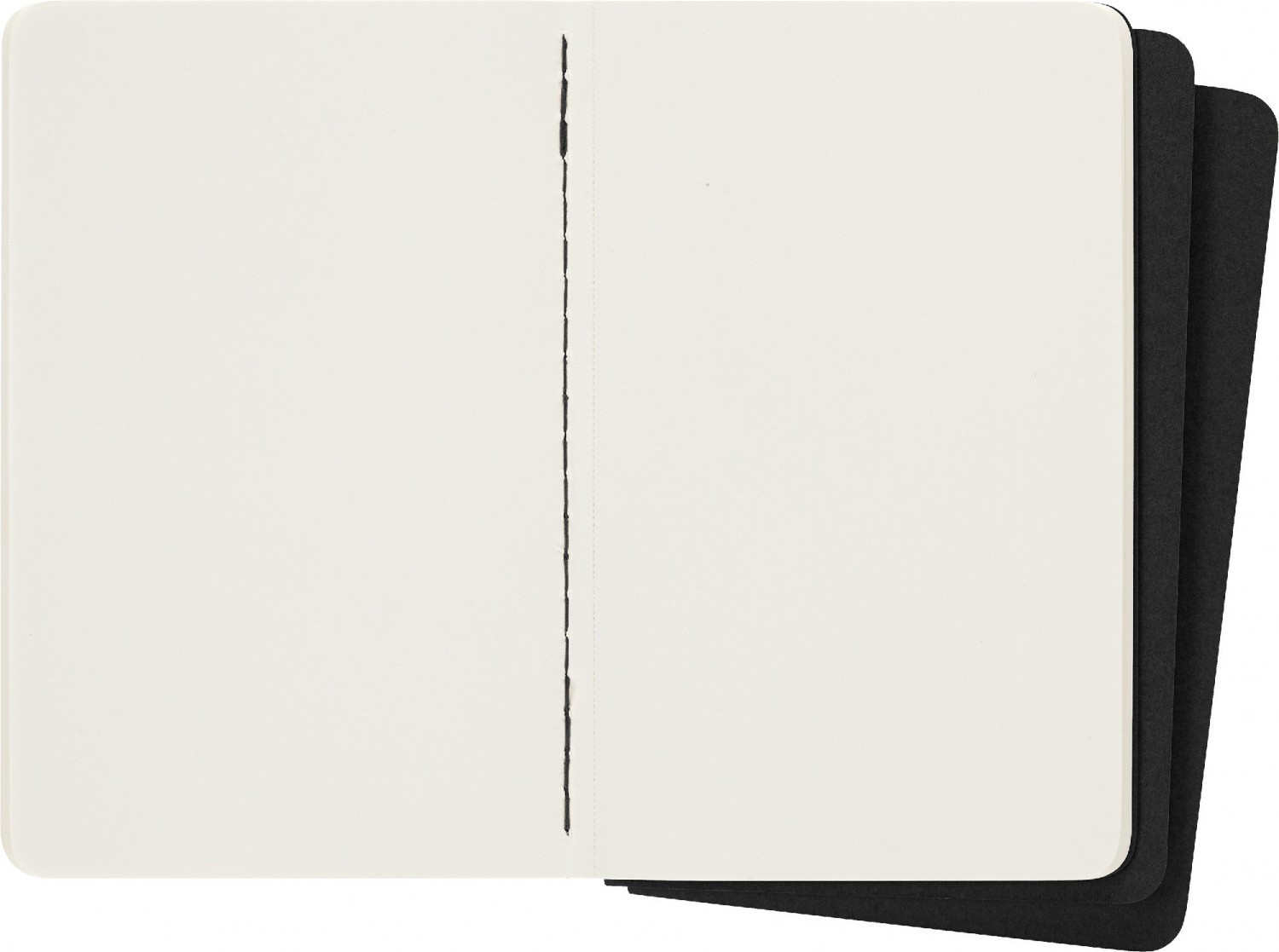 Набор блокнотов Moleskine Cahier Journal QP313 Pocket (3шт, черный) — фото 2