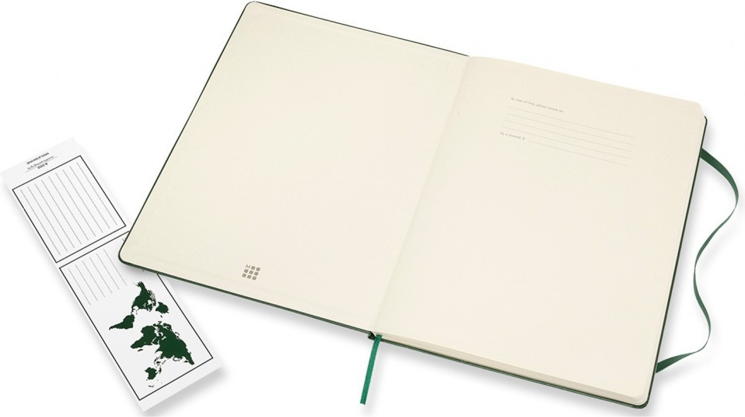 Блокнот Moleskine Classic QP093K15 XLarge (зеленый) — фото 3
