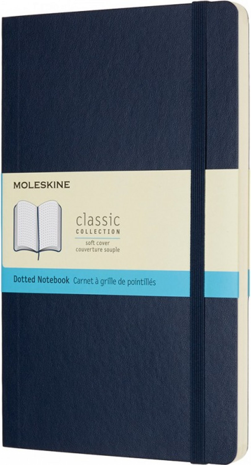 Блокнот Moleskine Classic Soft QP619B20 Large (синий сапфир)