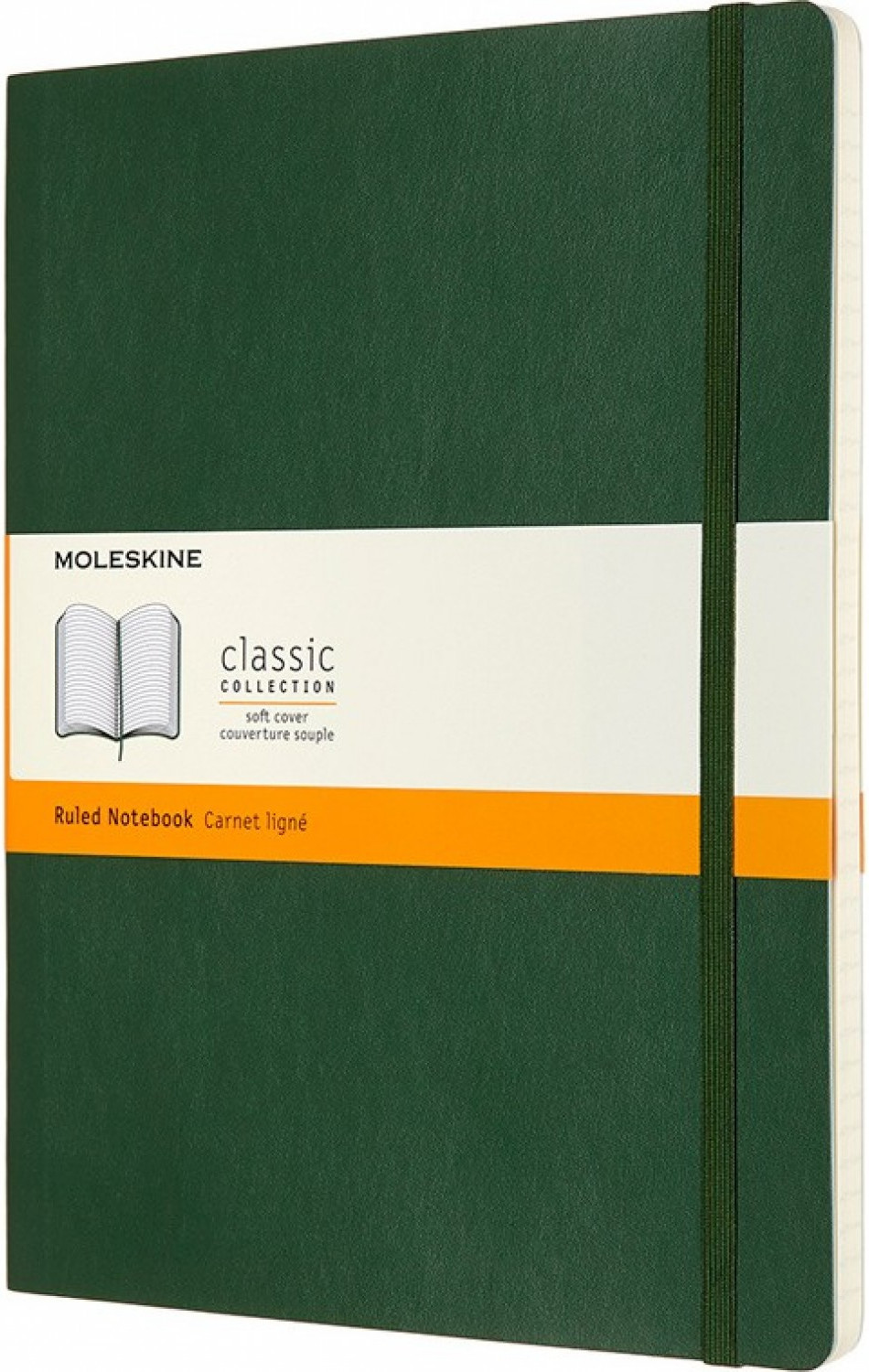 Записная книжка Moleskine Classic Soft QP621K15 XLarge (зеленый)