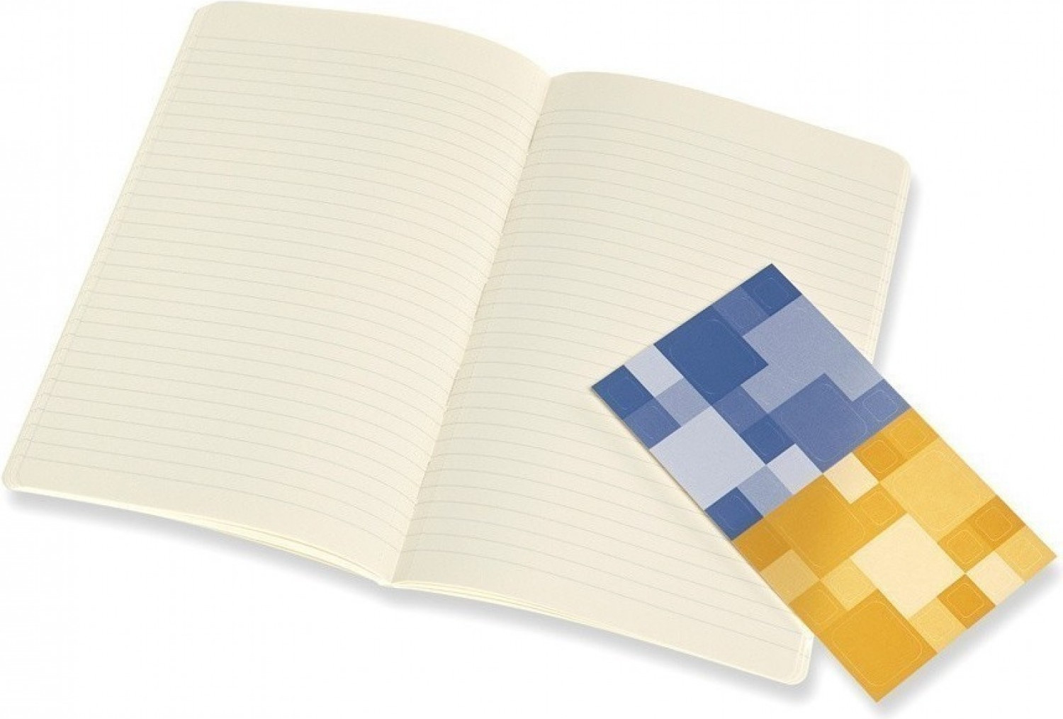 Набор блокнотов Moleskine Volant QP721B41M17 Large (2шт, синий/желтый янтарный) — фото 5