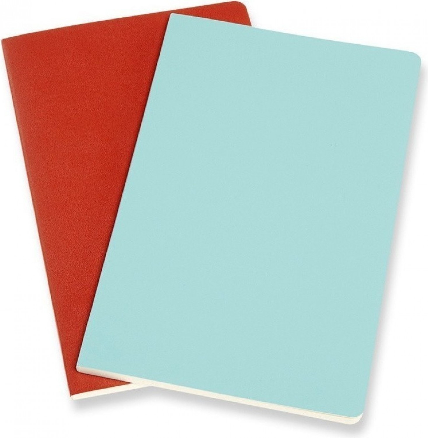Набор блокнотов Moleskine Volant QP721F16B24 Large (2шт, оранжевый/голубой) — фото 3