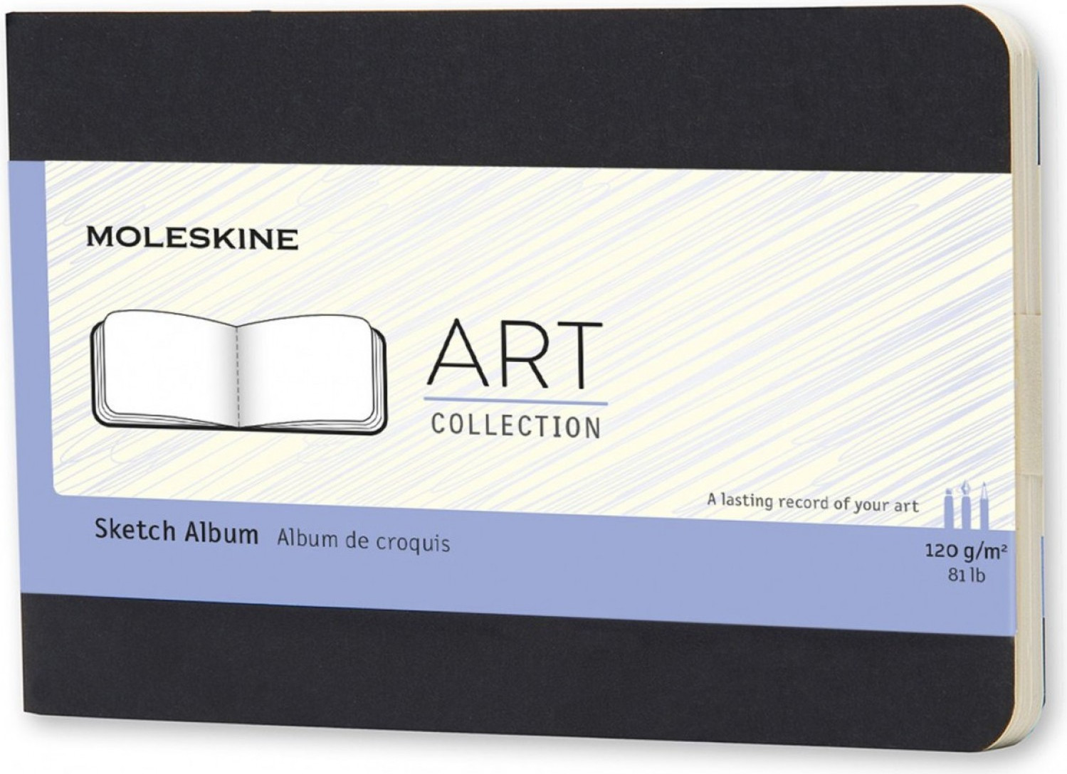 Блокнот Moleskine Art Cahier Sketch Album ARTSKA2 (черный)