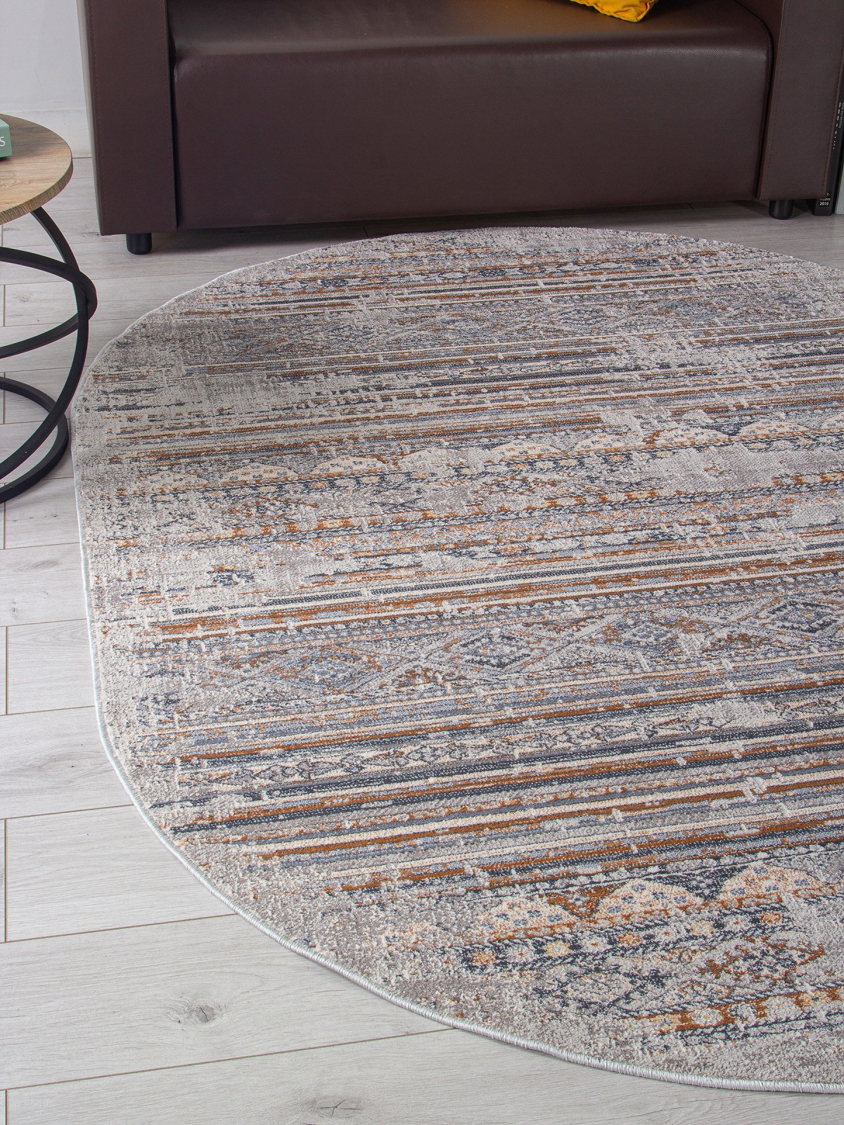 Ковер Merinos Zumma F260-OVAL-ORANGE (2.4x3.4) — фото 6