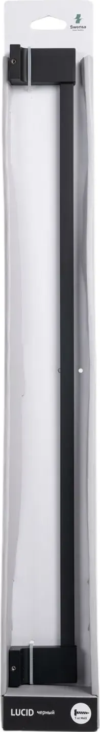 Полотенцедержатель для умывальника SWENSA Lucid SWR-5400-09-BLK (черный) — фото 5