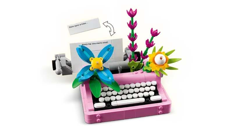 Конструктор Lego Creator 3in1 Пишущая машинка с цветами 31169 — фото 3