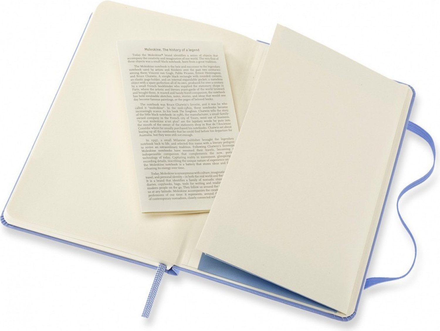 Блокнот Moleskine Classic QP012B42 Pocket (голубая гортензия) — фото 5