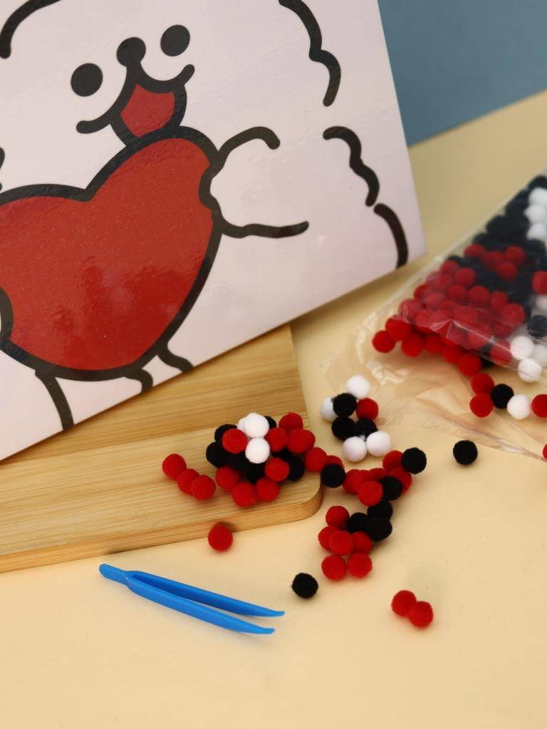 Набор для творчества ILikeGift Картина из помпонов Draw Me! Heart of a Dog / 156-LQ-014 — фото 6