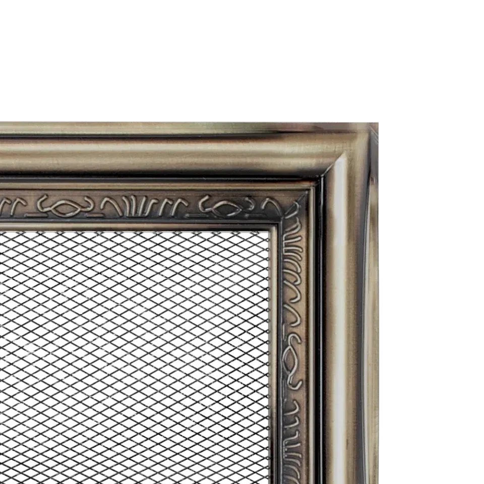 Решетка вентиляционная для камина Kratki Рустик R 17x37 — фото 2