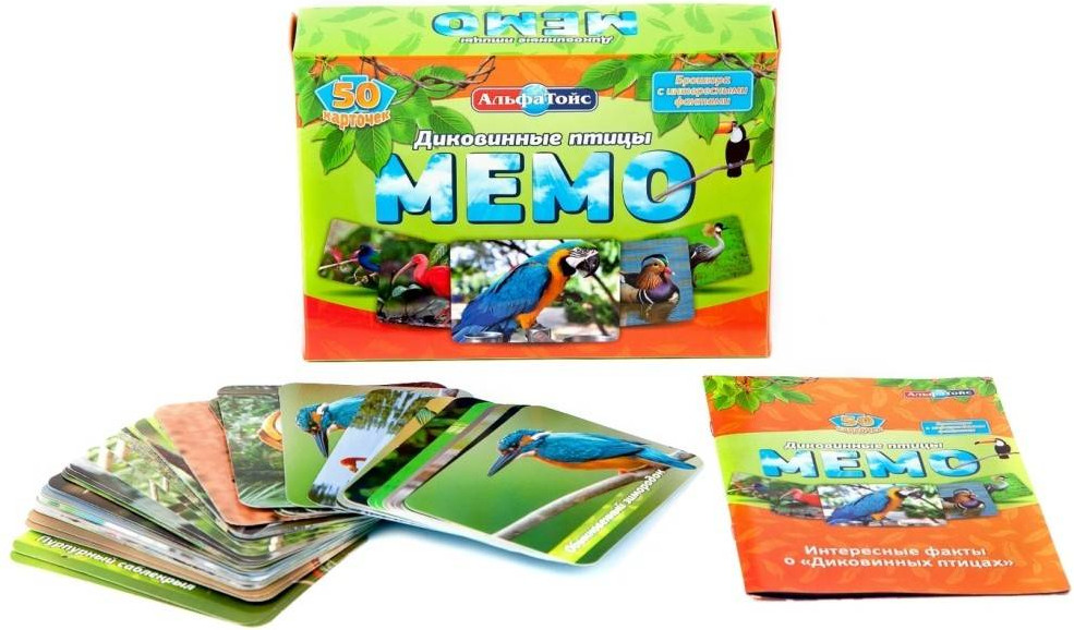 Настольная игра ILikeGift Мемо Диковинные птицы / НС-11413 — фото 2