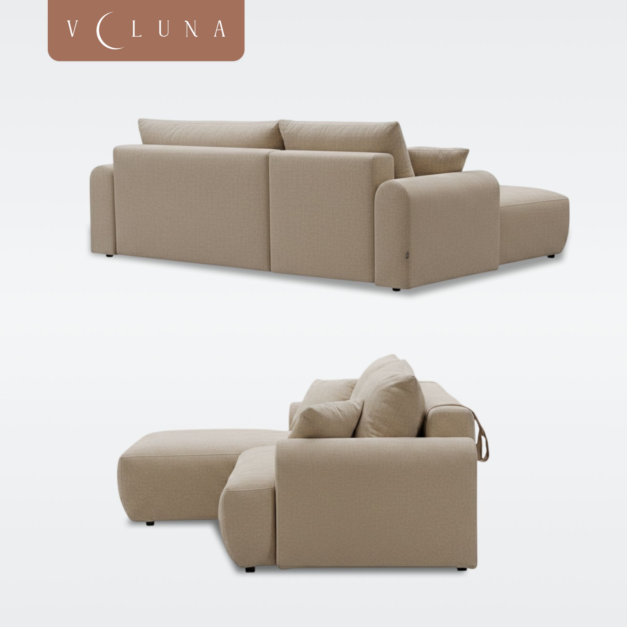 Диван угловой VELUNA Кьянти левый (Beauty Beige) — фото 6
