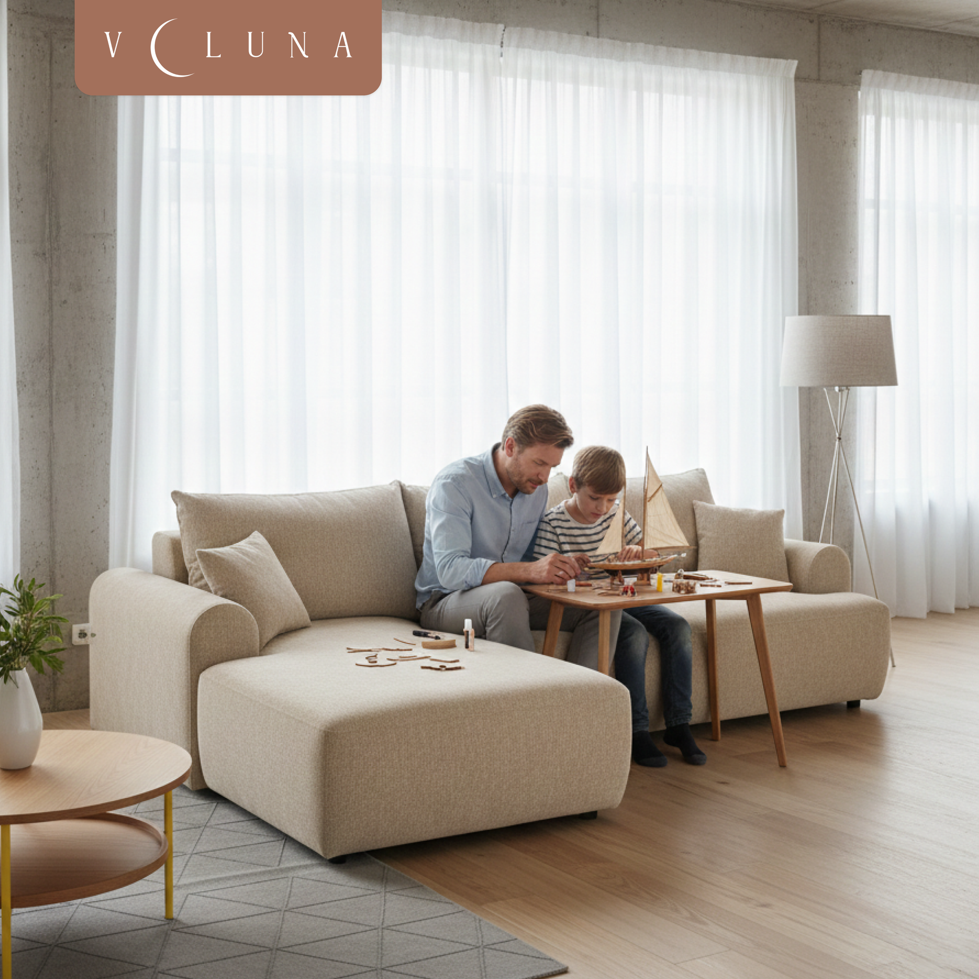Диван угловой VELUNA Кьянти левый (Beauty Beige) — фото 5