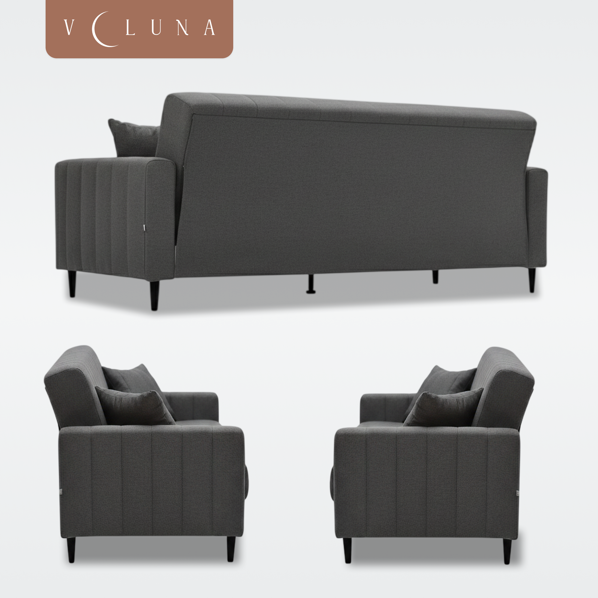 Диван VELUNA Эмма (Erika Dark Grey/88) — фото 6