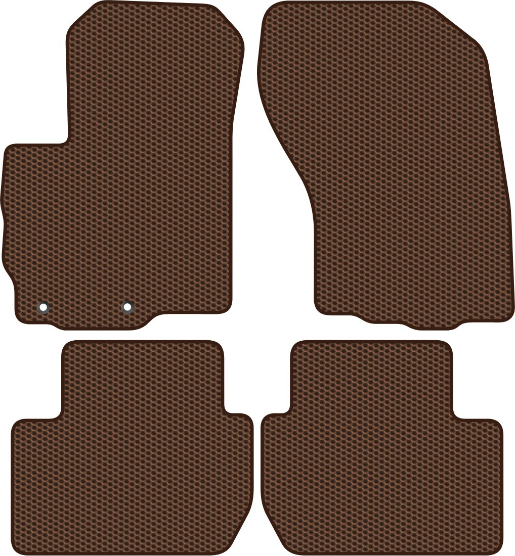 Комплект ковриков для авто Alicosta 2631_1-кор для Citroen C-Crosser I SUV/EP 2007-2012 (EVA соты, коричневый)