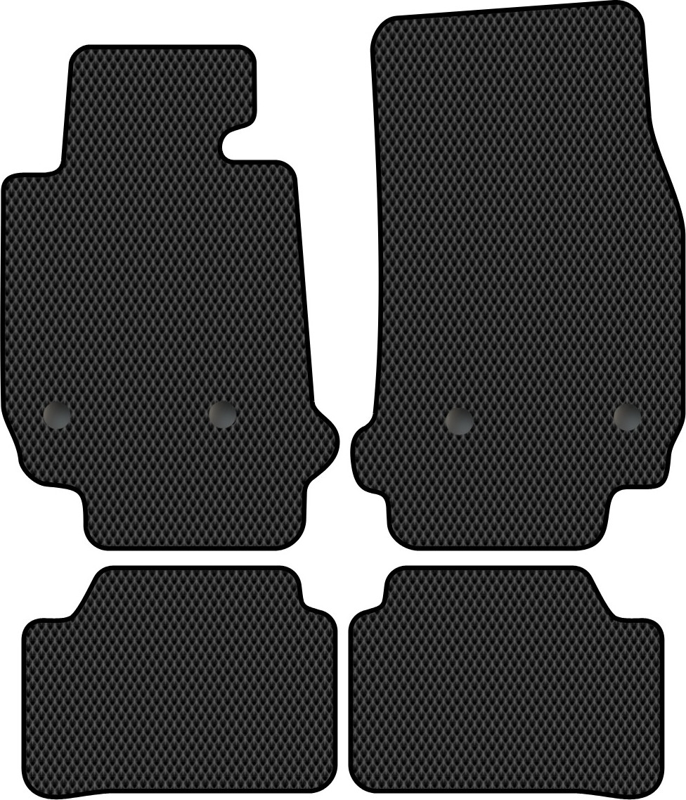 Комплект ковриков для авто Alicosta 0135_2 для BMW 1-Series II хэтчбек 5 дв/F20/F21 2011-2020 (EVA ромб, черный) — фото 1