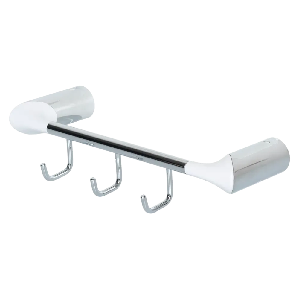 Крючок для ванной SWENSA Lock SWR-6600-10-CRM (белый/хром)