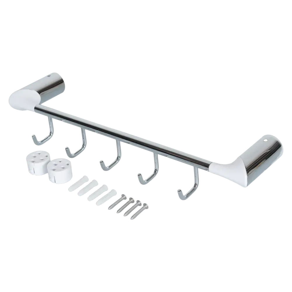 Крючок для ванной SWENSA Lock SWR-6600-11-CRM (белый/хром) — фото 3