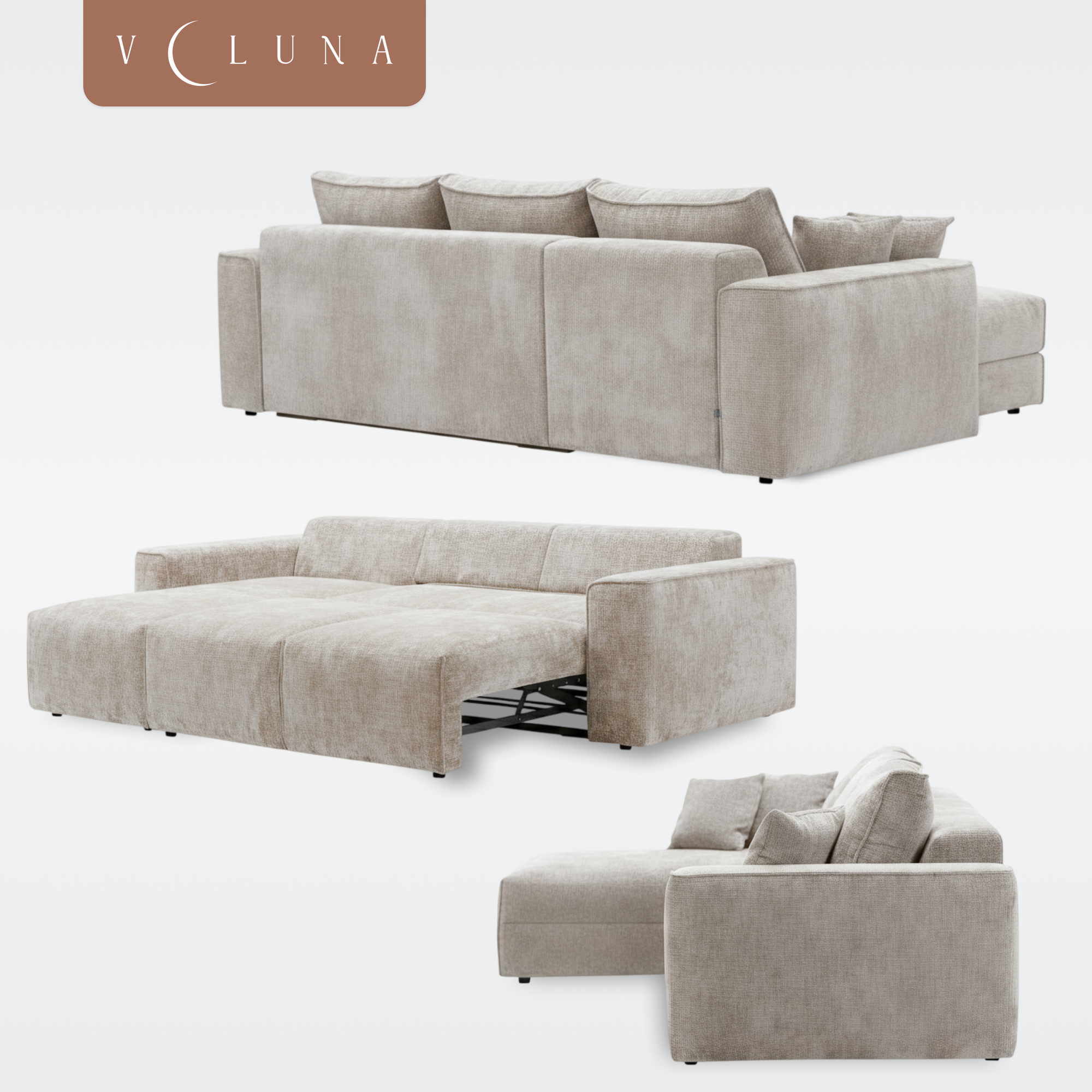 Диван угловой VELUNA Матье O76-D152-PM1 левый (Beauty Silver) — фото 6