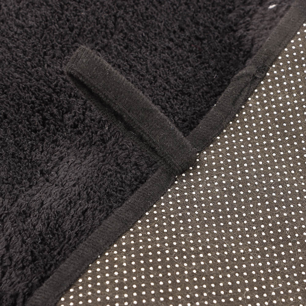 Коврик для ванной SWENSA Ping Black 2 50x80см / SWM-4014-BLK-B (черный) — фото 5