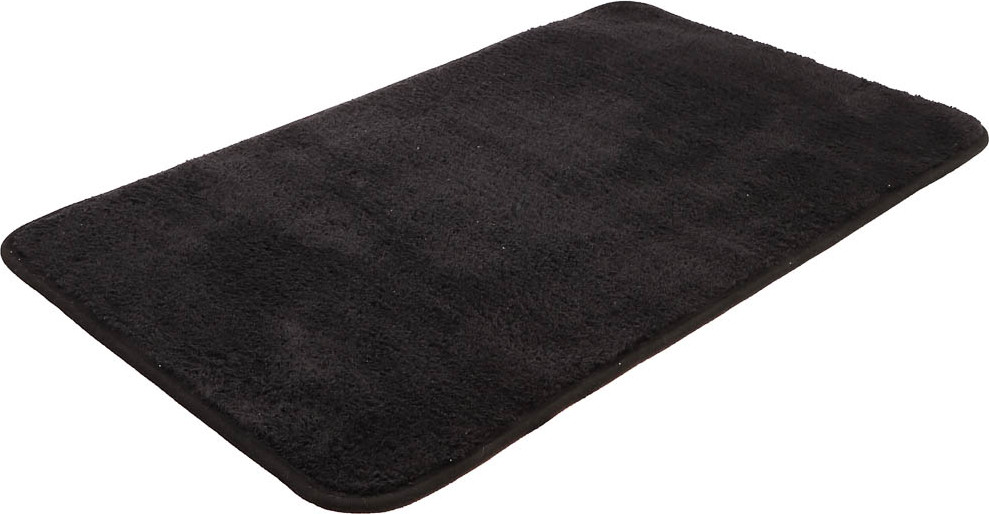 Коврик для ванной SWENSA Ping Black 2 50x80см / SWM-4014-BLK-B (черный) — фото 2