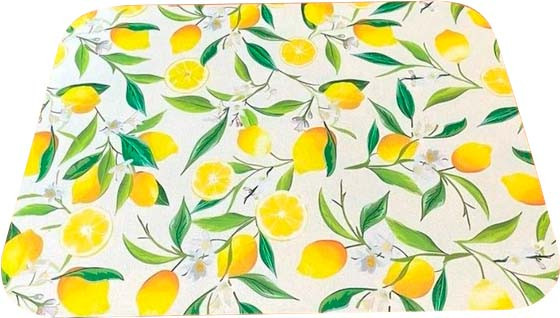 Коврик для сушки посуды SWENSA Lemon 40x50см / SWKN-LEMON-4050