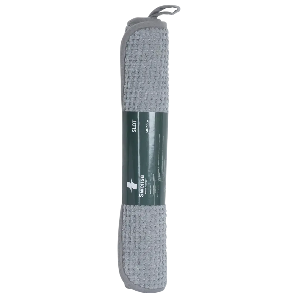 Коврик для туалета SWENSA Slot Granit 3 50x50см / SWM-4013-GRY-T (серый) — фото 5