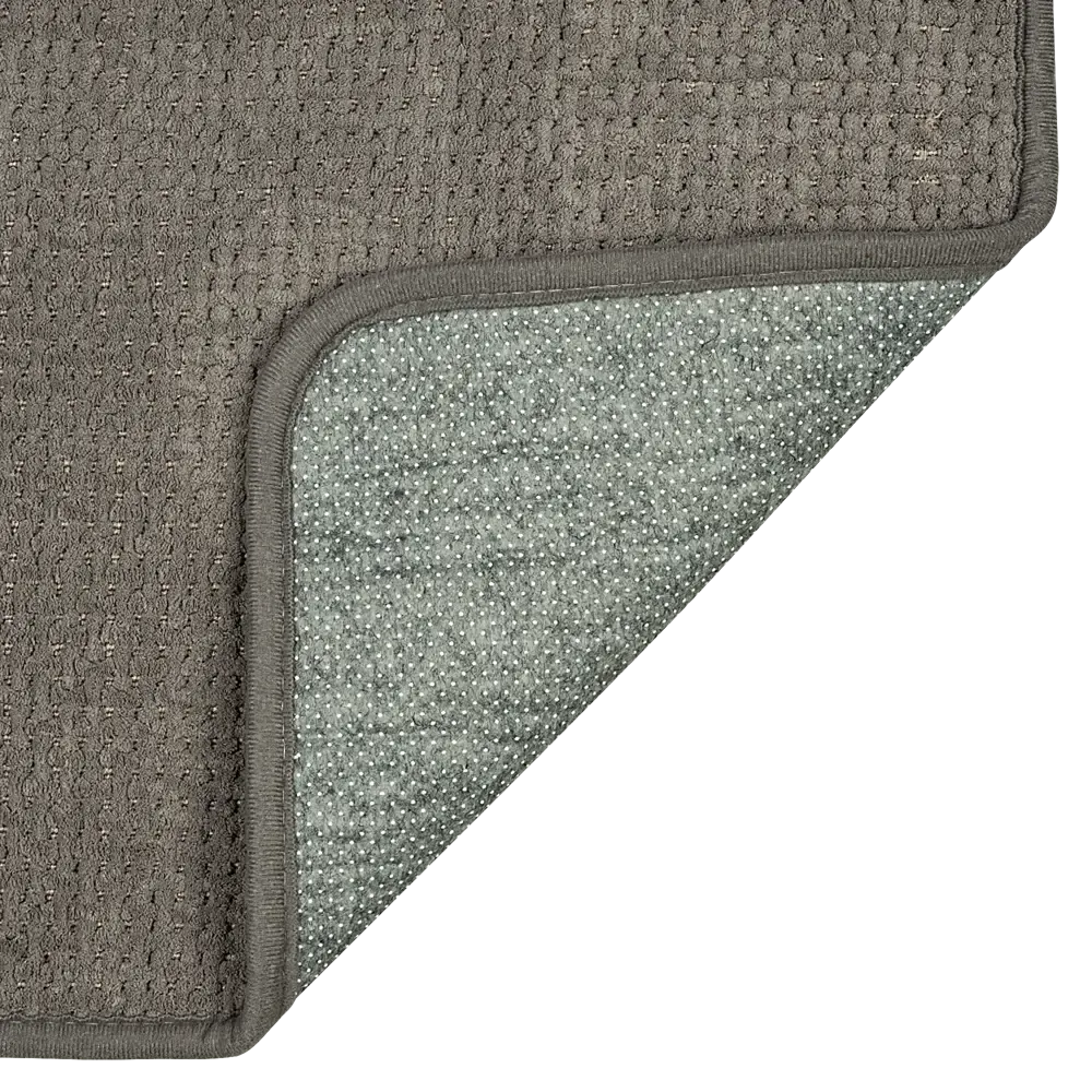 Коврик для туалета SWENSA Slot Fossil 3 50x50см / SWM-4013-GBR-T (серо-коричневый) — фото 4