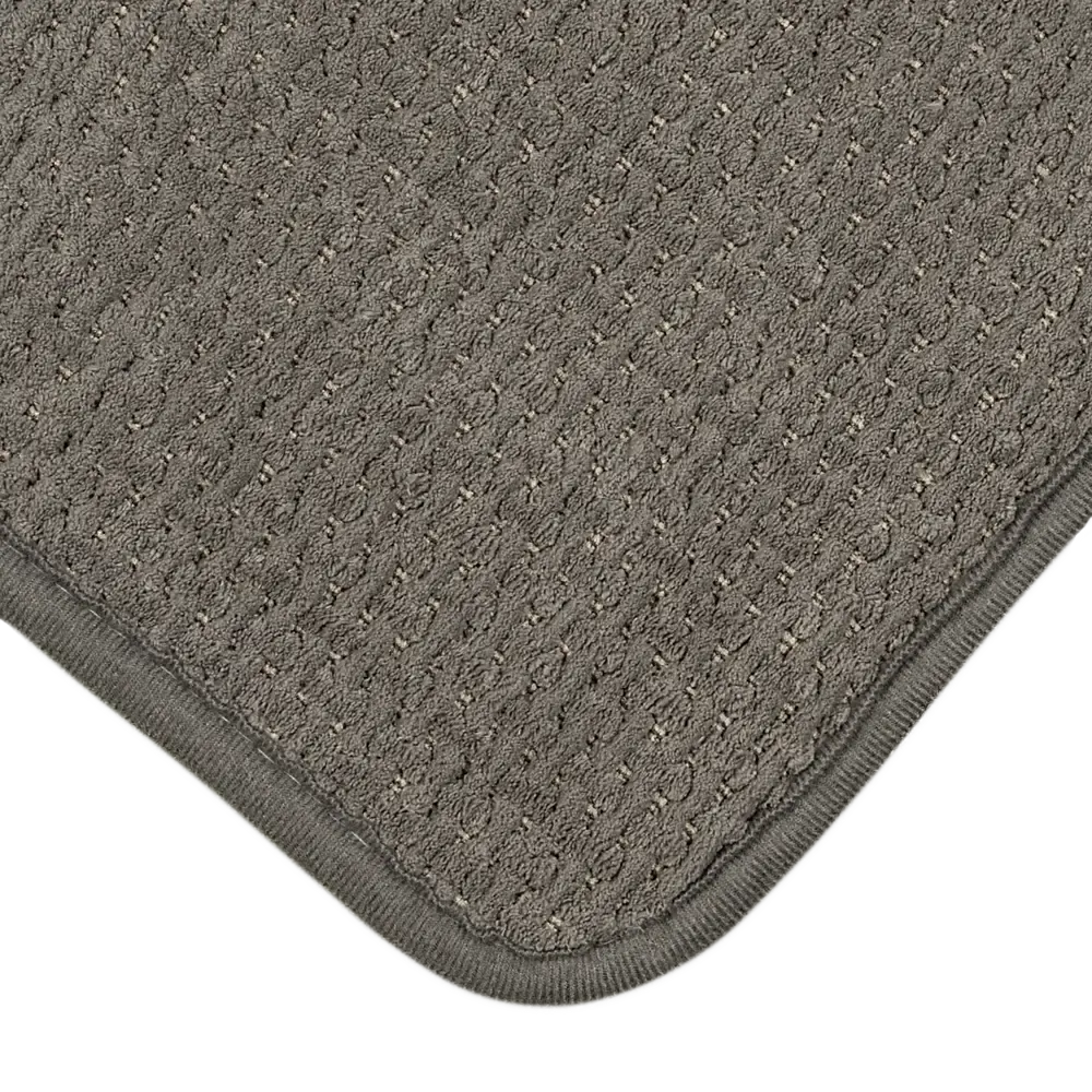 Коврик для туалета SWENSA Slot Fossil 3 50x50см / SWM-4013-GBR-T (серо-коричневый) — фото 3