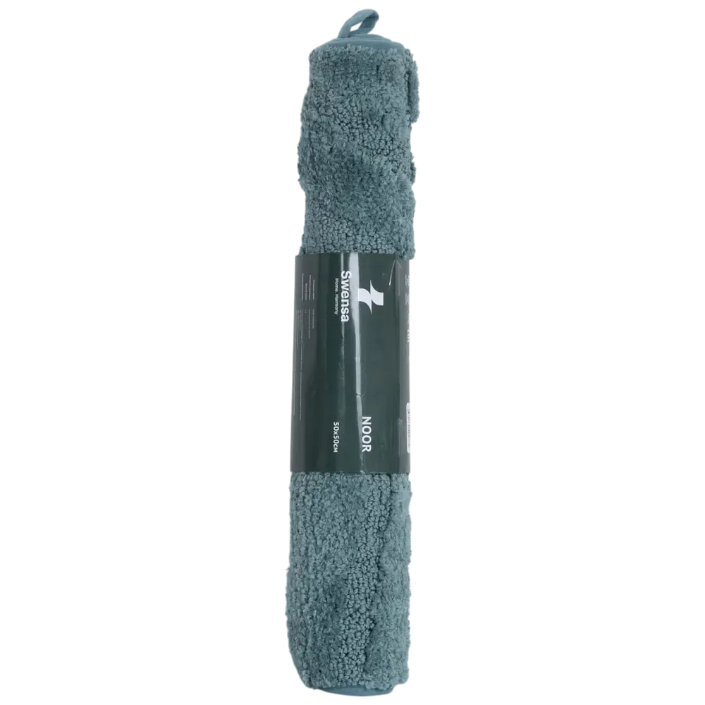 Коврик для туалета SWENSA Noor Celadon 2 50x50см / SWM-4002-TQ-T (бирюзовый) — фото 5