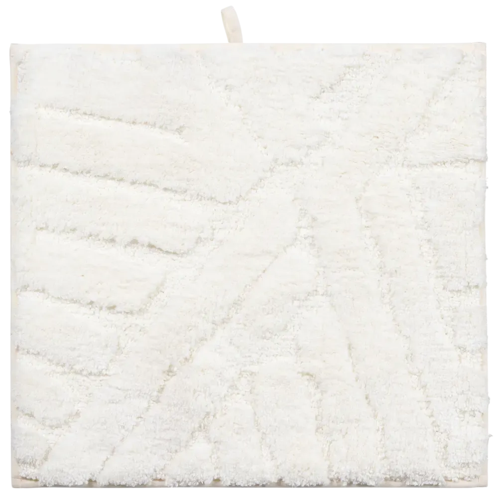Коврик для туалета SWENSA Noor Cool 4 50x50см / SWM-4002-WH-T (белый)