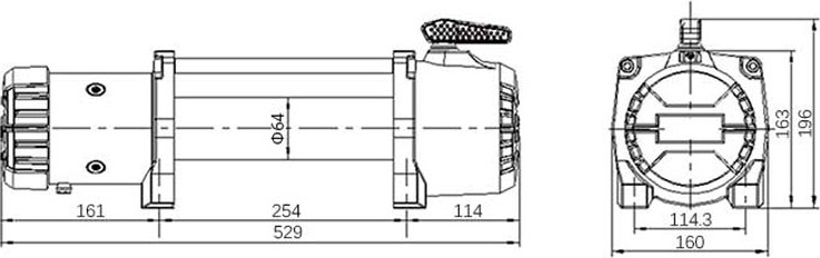Лебедка электрическая T-MAX MuscleLift EW9500 (стальной трос) — фото 3