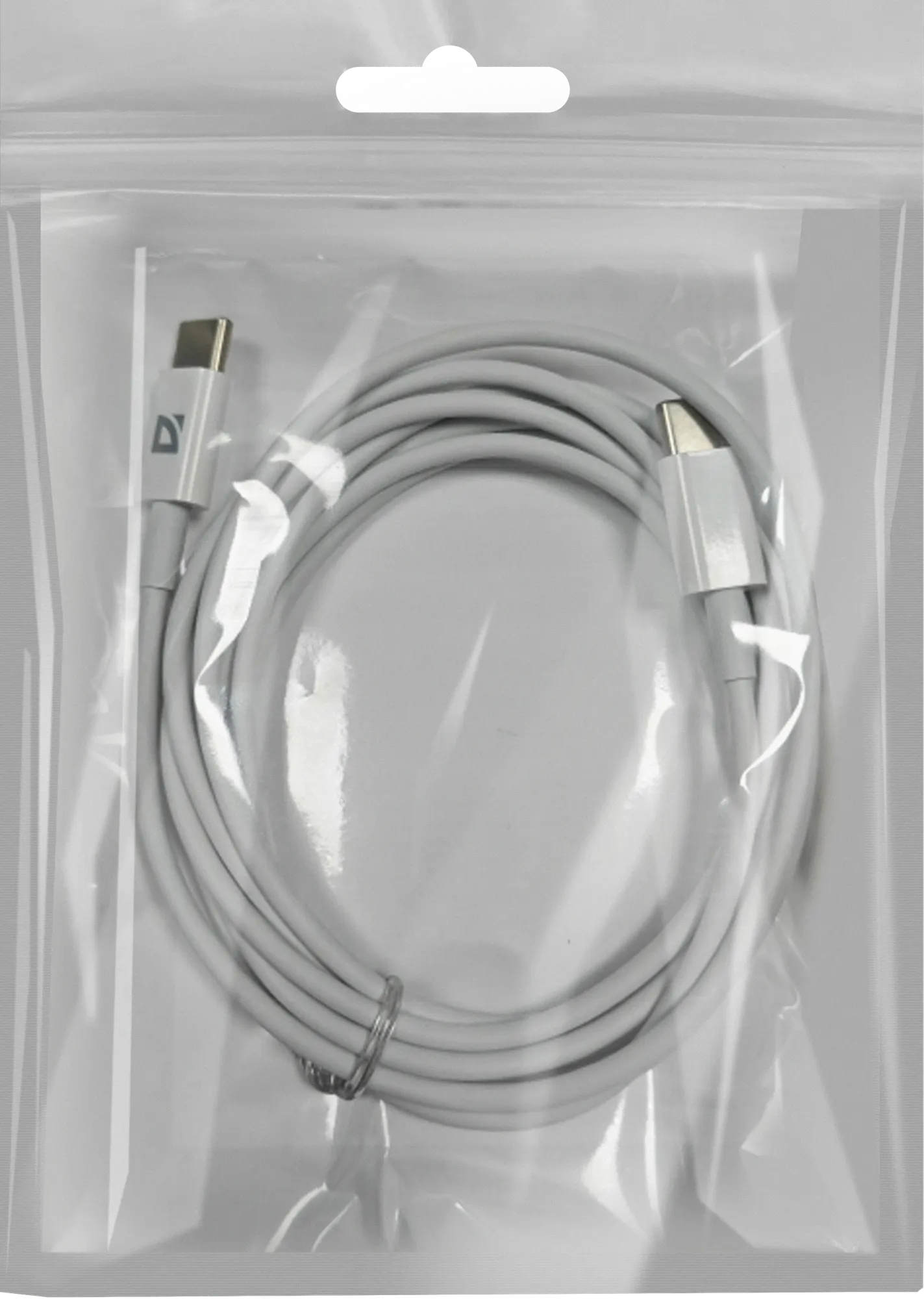 Кабель Defender USB Type-C-Type-C (2м, белый) — фото 5