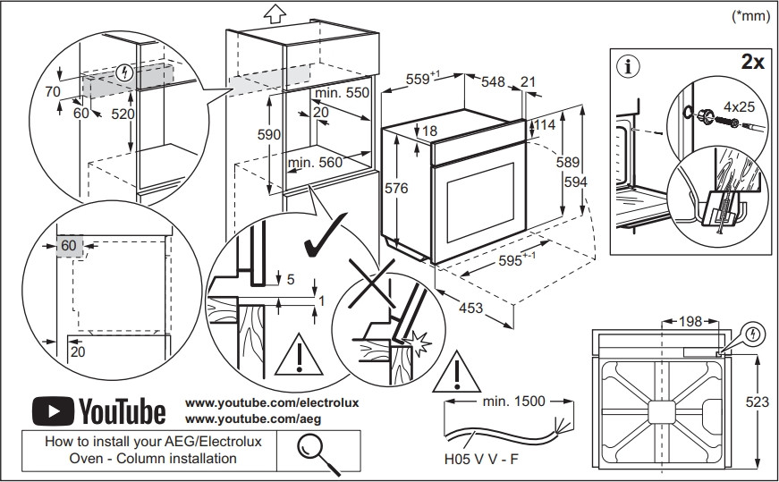 Электрический духовой шкаф Electrolux LOE8F38Z — фото 2