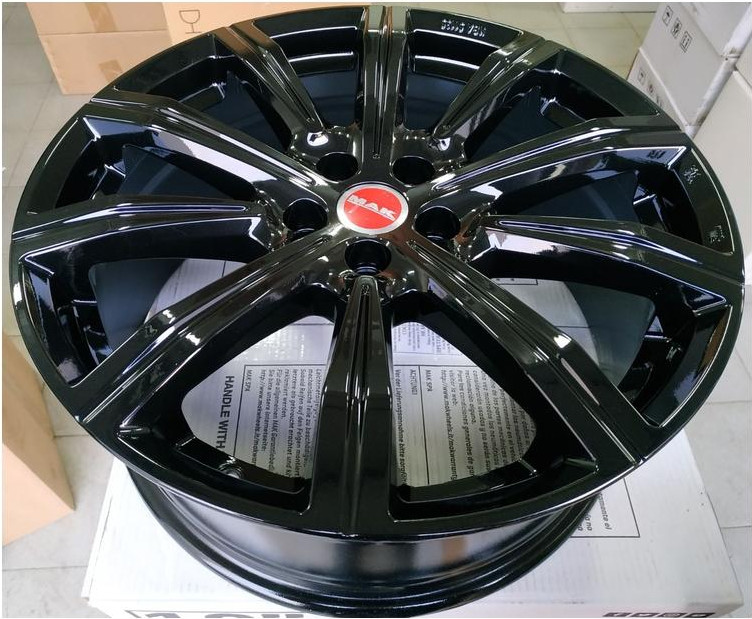 Литой диск MAK Birmingham 20x8.5" 5x112мм DIA 66.6мм ET 52мм Gloss Black — фото 2