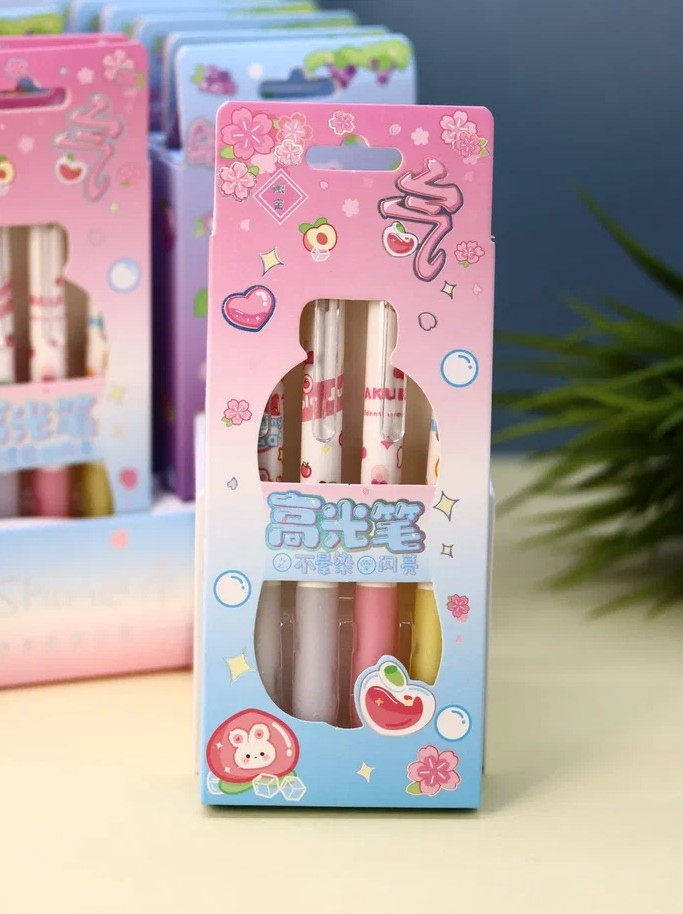 Набор шариковых ручек ILikeGift Pink Soda Set / Z10326-01 (4шт) — фото 2