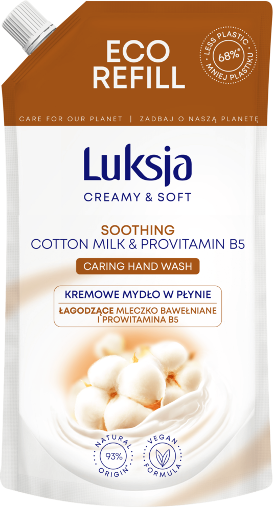 Мыло жидкое Luksja Хлопковое молочко и провитамин B5 (400мл)