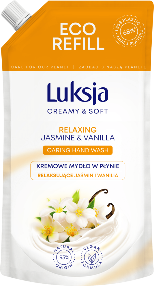 Мыло жидкое Luksja Жасмин и ваниль (400мл)