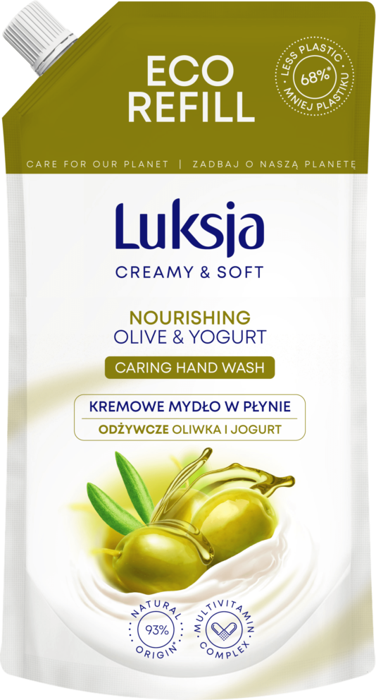 Мыло жидкое Luksja Олива и йогурт (400мл)