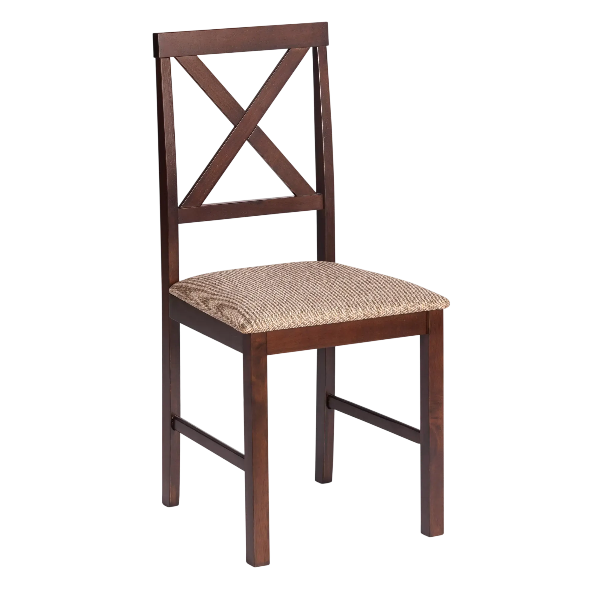 Набор стульев Tetchair Хадсон (дерево гевея/мдф, темный орех, 2 шт) — фото 2