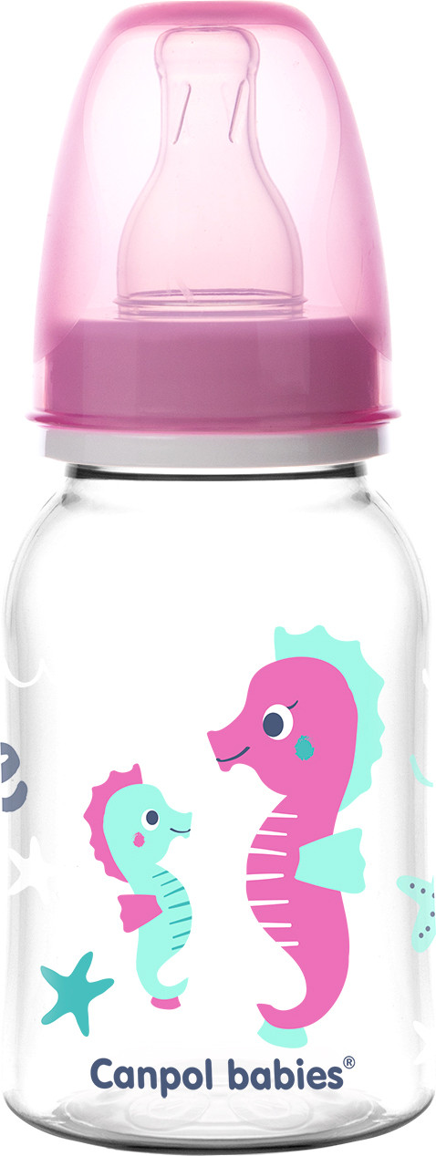 Бутылочка для кормления Canpol Love&Sea 59/300_pin (120мл, розовый)