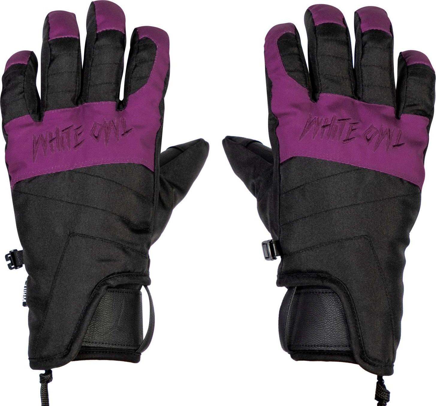 Перчатки лыжные White Owl Pro gloves WMNS / W113433 (L, черный/пурпурный)