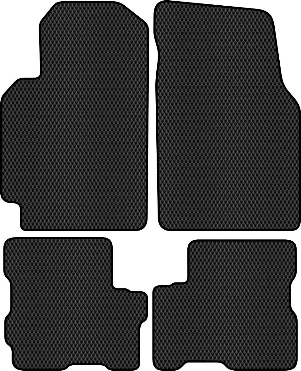 Комплект ковриков для авто Alicosta 0437_2 для Honda HR-V SUV/GH 2001-2005 (EVA ромб, черный)