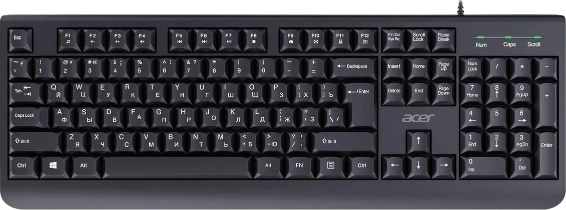 Комплект клавиатура и мышь Acer OCC400 / ZL.ACCCC.015 (черный) — фото 2