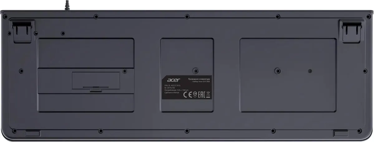 Комплект клавиатура и мышь Acer OCC400 / ZL.ACCCC.015 (черный) — фото 3