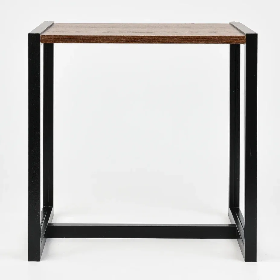 Журнальный столик SWENSA Loft SWFN-0030 (коричневый/черный) — фото 2