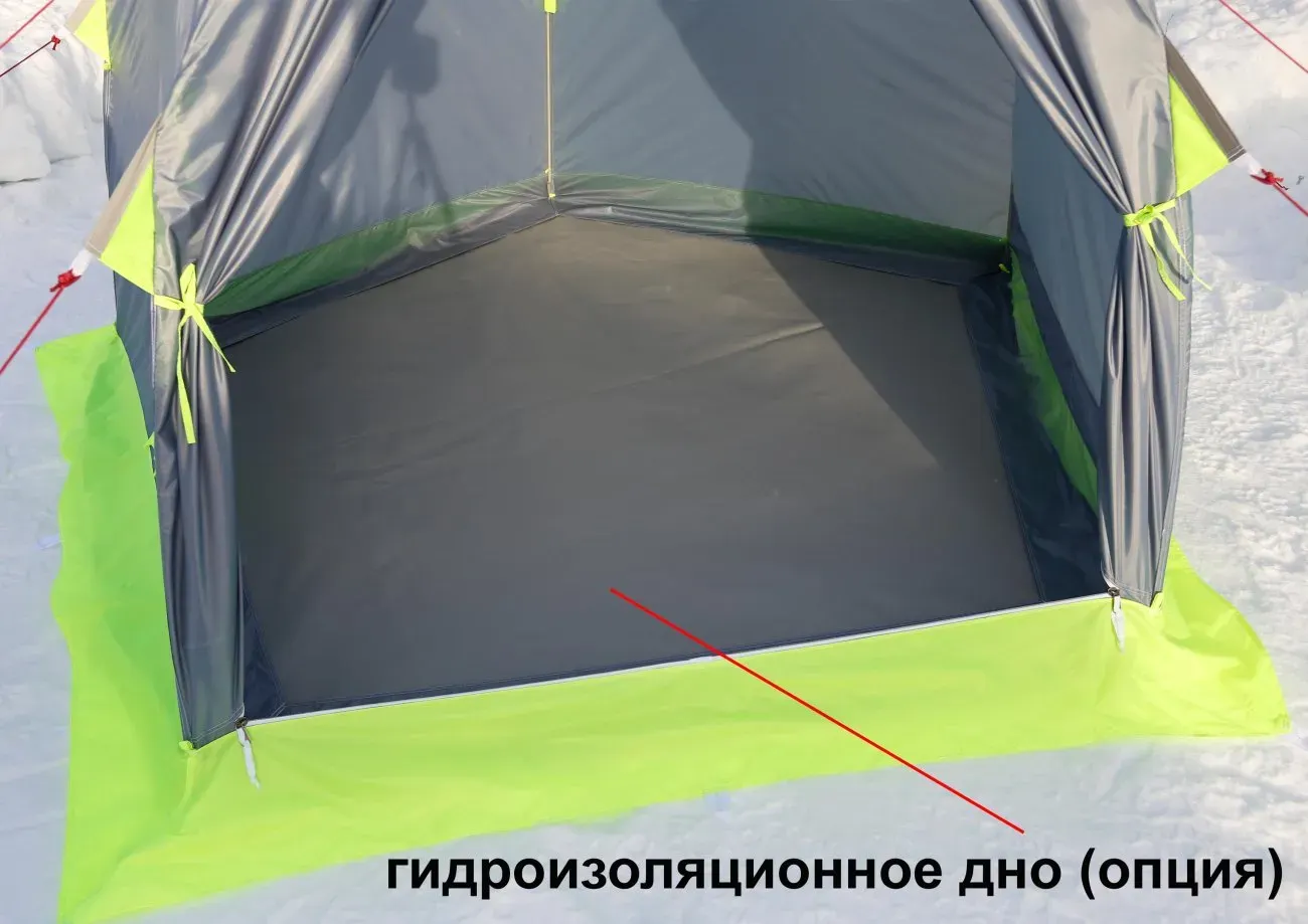 Пол для палатки ЛОТОС 3 гидроизоляционное / 4040 (серый) — фото 5