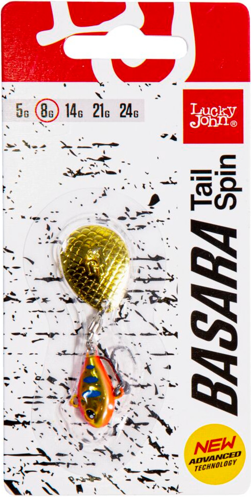 Тейл-спиннер Lucky John Basara Tail Spin 08.0г 016 / LJBTS08-016 (в блистере) — фото 3