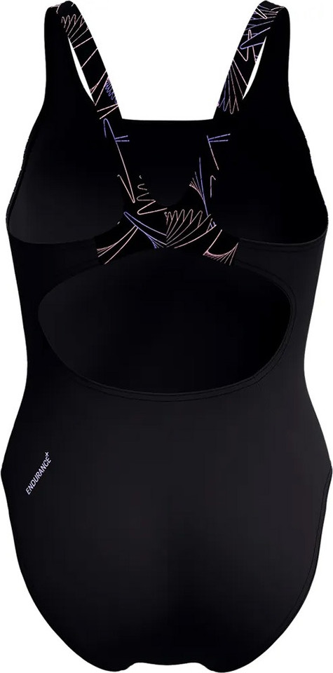 Купальник для плавания Speedo Hyperboom Splice Muscleback 8-1347018692 (р.36, черный/сиреневый) — фото 3