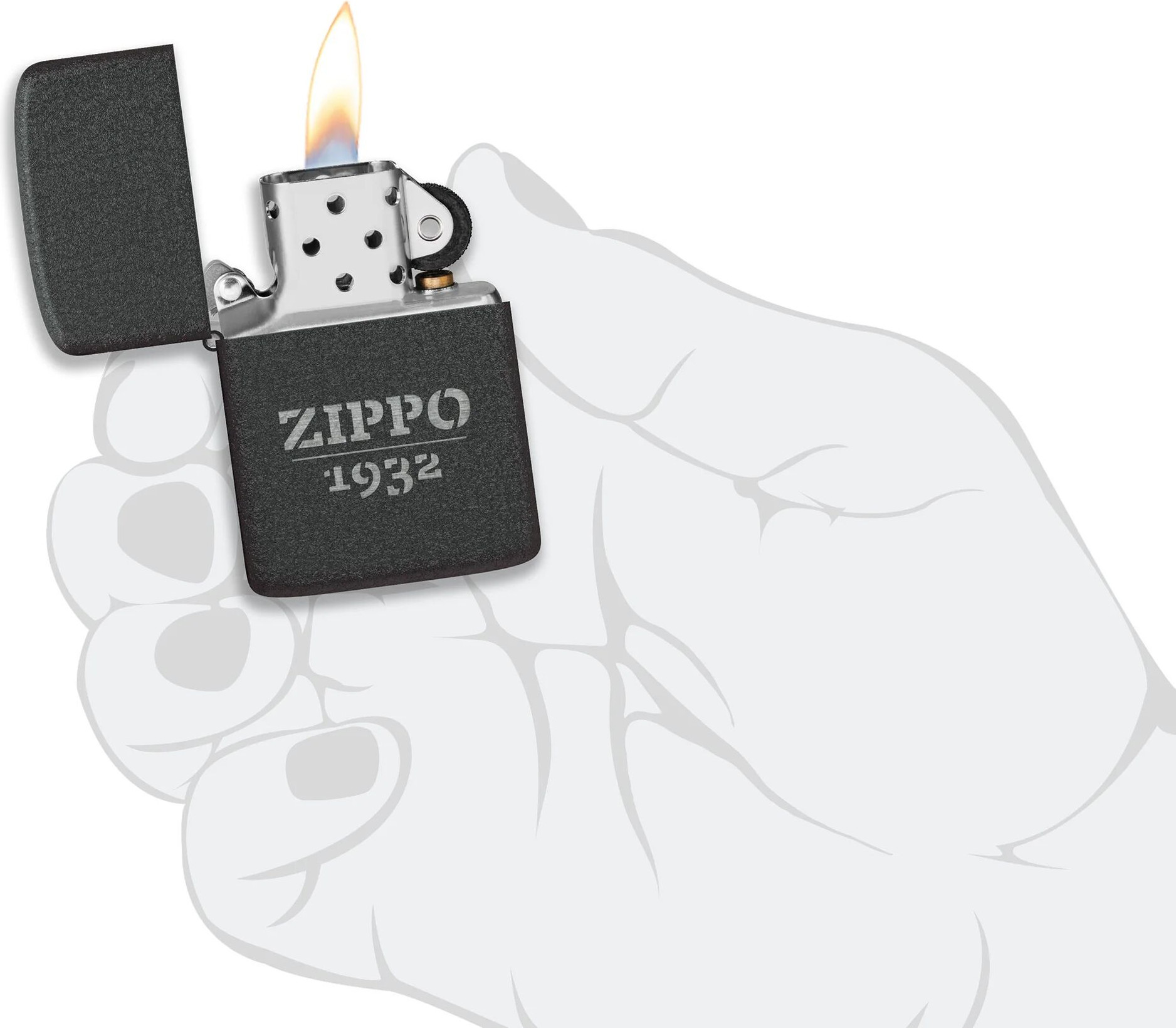 Зажигалка Zippo Replica / 46567 (черный) — фото 6