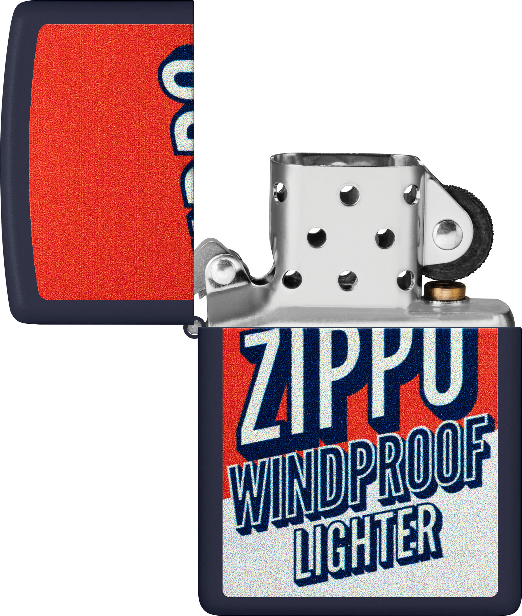 Зажигалка Zippo Color Block Design / 46486 (синий) — фото 3